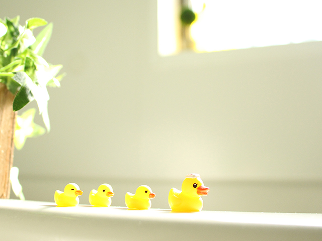 入浴時の湯船に